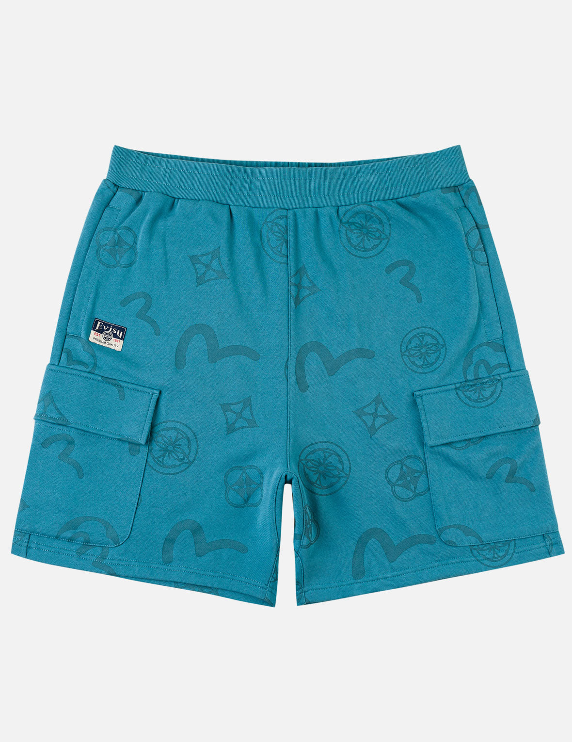 渐变染色海鸥与家纹梭织短裤